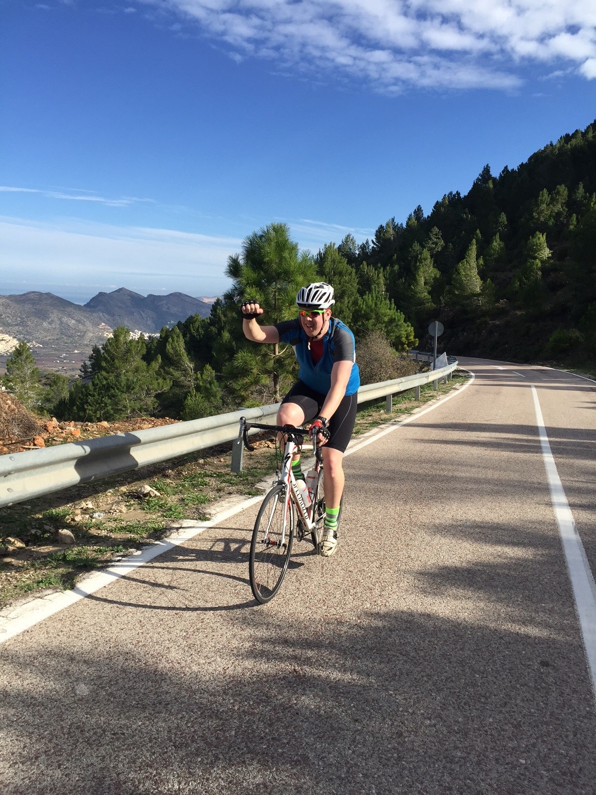 Middle Section of the Coll de Rates Climb-9e0b2922