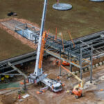 Bridge makes first connection between new and existing sites at the home of Rolls-Royce