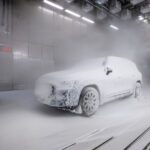 Even in the coldest of temperatures, the all-new GLB offers a “Welcome Home” feeling